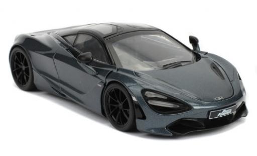 Miniature McLaren 720 1/24 Jada Toys S metallise grise/noire RHD Fast & Furious McLaren 720 1/24 Jada Toys S metallise grise/noire RHD Fast & Furious miniature