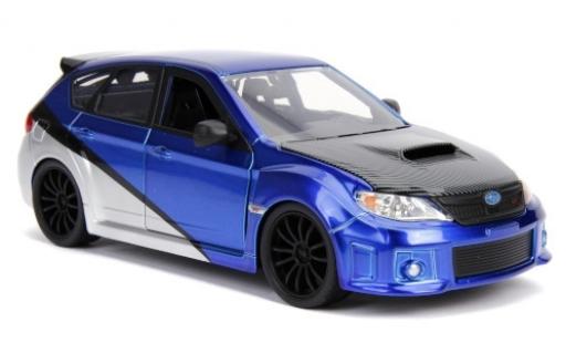 Miniature Subaru Impreza 1/24 Jada Toys WRX STi Tuning bleue/grise Fast & Furious 2012 Subaru Impreza 1/24 Jada Toys WRX STi Tuning bleue/grise Fast & Furious 2012 miniature