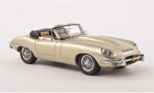 Miniature Jaguar E-Type 1/43 Matrix beige 1:43 Jaguar E-Type 1/43 Matrix beige 1:43 miniature