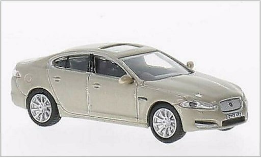 Jaguar XF Base 1/76 Oxford metallise beige RHD miniature