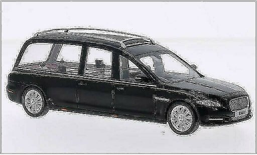 Jaguar XJ Hearse 1/43 GLM (X351) Wilcox noire 2013 miniature