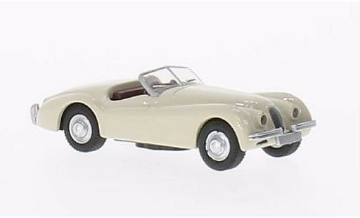 Jaguar XK 120 1/87 Schuco beige miniature