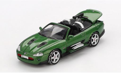Jaguar XKR 1/64 Mini GT verte 2002 1:64 miniature