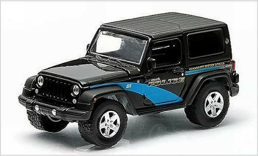 Jeep Wrangler Base 1/64 Greenlight Geneva Police 2012 miniature