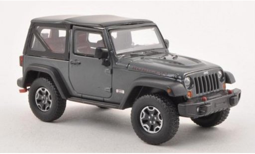 Jeep Wrangler Rubicon 1/43 Greenlight 10th anniversaire grise 2013 miniature