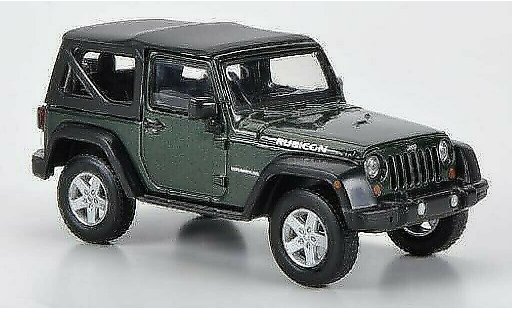 Jeep Wrangler Rubicon 1/43 Greenlight Softtop verte 2012 miniature