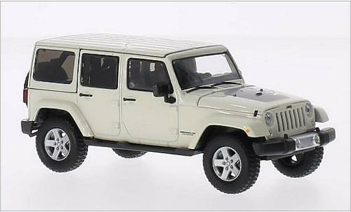 Jeep Wrangler Limited 1/43 Greenlight Unlimited beige 2011 miniature