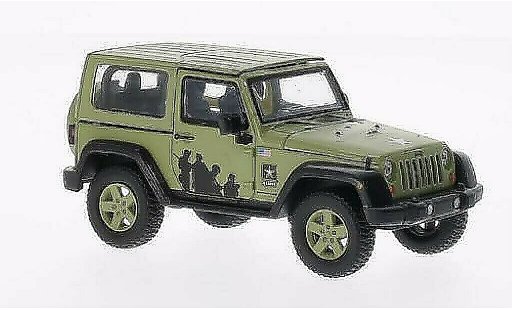Jeep Wrangler US Army 1/43 Greenlight - mat-verte 2012 miniature