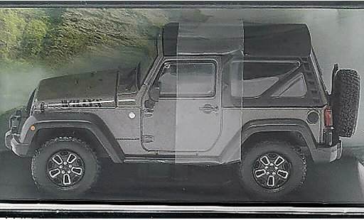 Jeep Wrangler Willys Wheeler 1/43 Greenlight grise/noire 2014 miniature