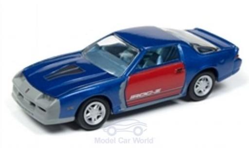 Miniature Chevrolet Camaro Z28 1/64 Johnny Lightning Z28 IROC-Z metallise bleue/rouge 1987 Tuning Chevrolet Camaro Z28 1/64 Johnny Lightning Z28 IROC-Z metallise bleue/rouge 1987 Tuning miniature