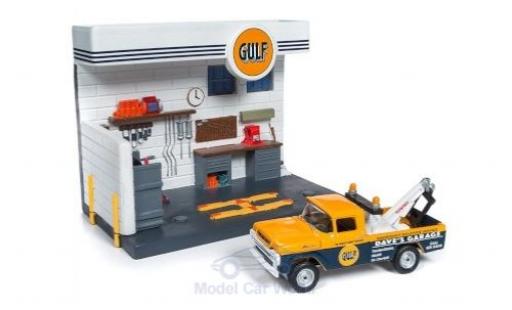 Miniature Ford F-250 1/64 Johnny Lightning Abschleppwagen Gulf 1959 Werkstattdiorama Ford F-250 1/64 Johnny Lightning Abschleppwagen Gulf 1959 Werkstattdiorama miniature
