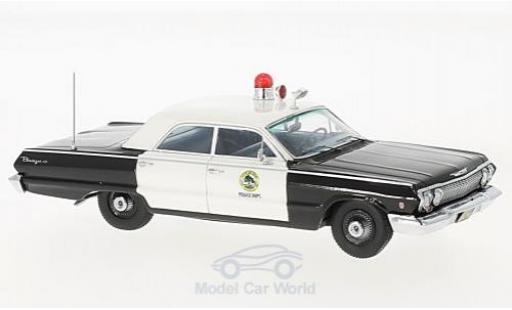 Miniature Chevrolet Biscayne 1/43 Kess noire/blanche San Carlos Police Dept. 1963 Chevrolet Biscayne 1/43 Kess noire/blanche San Carlos Police Dept. 1963 miniature