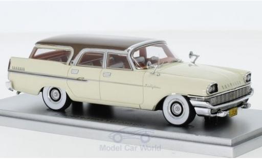 Miniature Chrysler New Yorker 1/43 Kess Town & Country Wagon blanche/marron 1958 Chrysler New Yorker 1/43 Kess Town & Country Wagon blanche/marron 1958 miniature