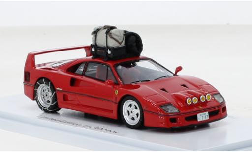 Miniature Ferrari F40 1/43 Kess rouge Snow Drifting Japan 1993 Ferrari F40 1/43 Kess rouge Snow Drifting Japan 1993 miniature