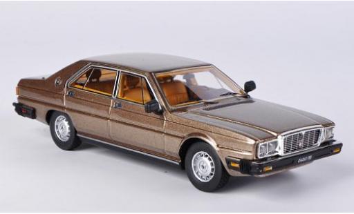 Miniature Maserati Quattroporte 1/43 Kess III 4.9 met.-dkl.-beige 1983 Maserati Quattroporte 1/43 Kess III 4.9 met.-dkl.-beige 1983 miniature