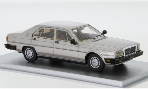 Miniature Maserati Quattroporte 1/43 Kess III 4.9 metallise beige 1983 Maserati Quattroporte 1/43 Kess III 4.9 metallise beige 1983 miniature