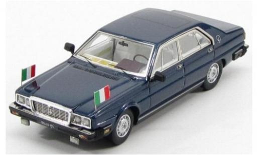 Miniature Maserati Quattroporte 1/43 Kess III 4.9 Presidential metallise bleue 1983 Pertini Maserati Quattroporte 1/43 Kess III 4.9 Presidential metallise bleue 1983 Pertini miniature