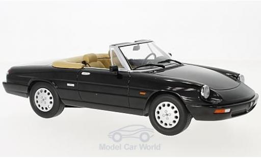 Miniature Alfa Romeo Spider 1/18 KK Scale 4 noire 1990 Alfa Romeo Spider 1/18 KK Scale 4 noire 1990 miniature