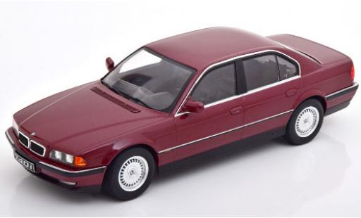 Miniature Bmw 740 1/18 KK Scale i (E38) metallise rouge 1994 Bmw 740 1/18 KK Scale i (E38) metallise rouge 1994 miniature