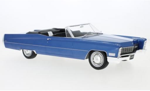 Cadillac Deville 1/18 KK Scale DeVille Cabriolet metallise bleue 1967 1:18 miniature