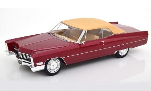 Miniature Cadillac Deville 1/18 KK Scale DeVille Cabriolet metallise rouge/beige 1967 Verdeck fermé Cadillac Deville 1/18 KK Scale DeVille Cabriolet metallise rouge/beige 1967 Verdeck fermé miniature