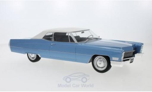 Miniature Cadillac Deville 1/18 KK Scale DeVille Cabriolet metallise bleue/blanche 1968 mit Softtop Cadillac Deville 1/18 KK Scale DeVille Cabriolet metallise bleue/blanche 1968 mit Softtop miniature