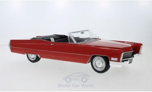 Miniature Cadillac Deville 1/18 KK Scale DeVille Cabriolet rouge 1968 Cadillac Deville 1/18 KK Scale DeVille Cabriolet rouge 1968 miniature