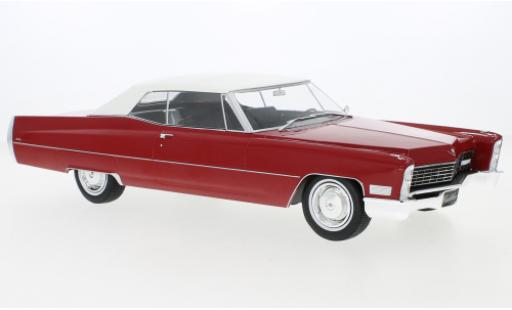 Miniature Cadillac Deville 1/18 KK Scale DeVille Cabriolet rouge/blanche 1967 1:18 Cadillac Deville 1/18 KK Scale DeVille Cabriolet rouge/blanche 1967 1:18 miniature