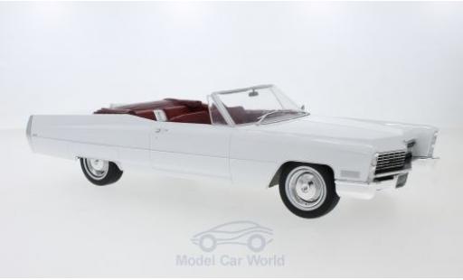 Miniature Cadillac Deville 1/18 KK Scale DeVille Cabriolet blanche 1968 Cadillac Deville 1/18 KK Scale DeVille Cabriolet blanche 1968 miniature