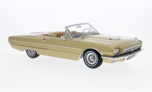 Ford Thunderbird 1/18 KK Scale Cabriolet gold 1966 1:18 miniature