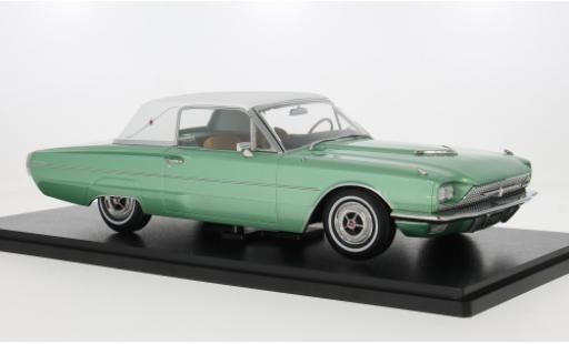 Miniature Ford Thunderbird 1/18 KK Scale Landau Coupe verte/blanche 1966 1:18 Ford Thunderbird 1/18 KK Scale Landau Coupe verte/blanche 1966 1:18 miniature