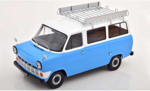 Miniature Ford Transit 1/18 KK Scale MK 1 Kombi bleue/blanche 1965 avec Rack de toit Ford Transit 1/18 KK Scale MK 1 Kombi bleue/blanche 1965 avec Rack de toit miniature