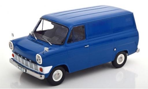 Miniature Ford Transit 1/18 KK Scale Mk1 Kasten bleue 1965 Ford Transit 1/18 KK Scale Mk1 Kasten bleue 1965 miniature