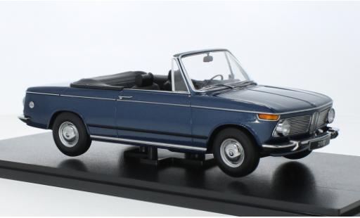 Miniature Bmw 2002 1/18 KK Scale cabriolet metallise bleu foncé 1968 Bmw 2002 1/18 KK Scale cabriolet metallise bleu foncé 1968 miniature