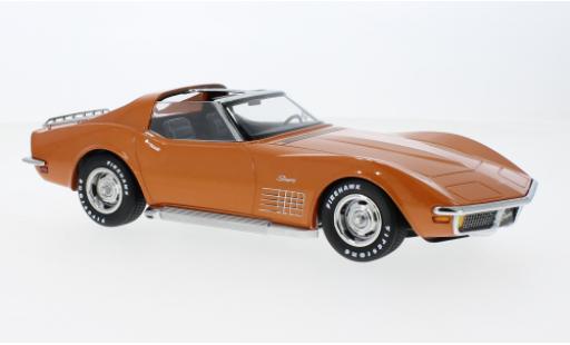 Miniature Chevrolet Corvette 1/18 KK Scale (C3) metallise orange 1972 Chevrolet Corvette 1/18 KK Scale (C3) metallise orange 1972 miniature