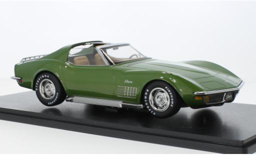 Miniature Chevrolet Corvette 1/18 KK Scale (C3) metallise vert 1972 Chevrolet Corvette 1/18 KK Scale (C3) metallise vert 1972 miniature
