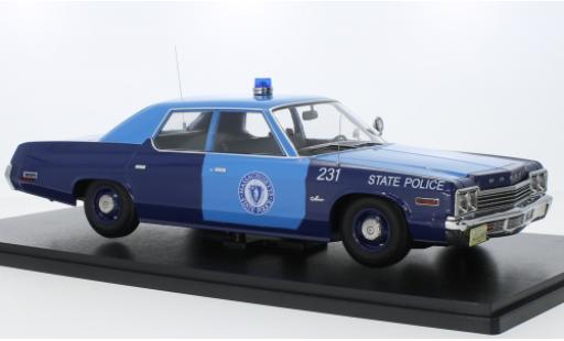 Miniature Dodge Monaco 1/18 KK Scale Massachusetts State Police 1974 Dodge Monaco 1/18 KK Scale Massachusetts State Police 1974 miniature