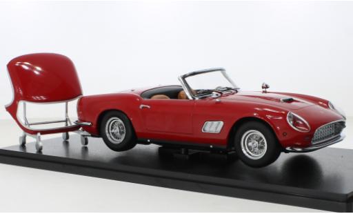 Miniature Ferrari 250 1/18 KK Scale GT California Spyder rouge 1960 Ferrari 250 1/18 KK Scale GT California Spyder rouge 1960 miniature