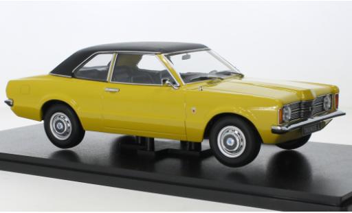 Miniature Ford Taunus 1/18 KK Scale 1300 L (TC1) jaune/noire 1971 Ford Taunus 1/18 KK Scale 1300 L (TC1) jaune/noire 1971 miniature