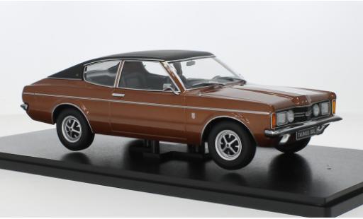 Miniature Ford Taunus 1/18 KK Scale (TC I) GXL Coupe metallise brun/noire 1971 Ford Taunus 1/18 KK Scale (TC I) GXL Coupe metallise brun/noire 1971 miniature