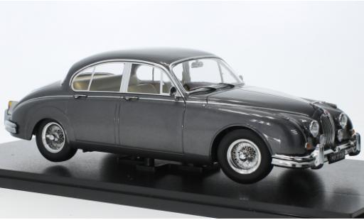Miniature Jaguar MK 1/18 KK Scale II 3.8 metallise grise RHD 1959 Jaguar MK 1/18 KK Scale II 3.8 metallise grise RHD 1959 miniature