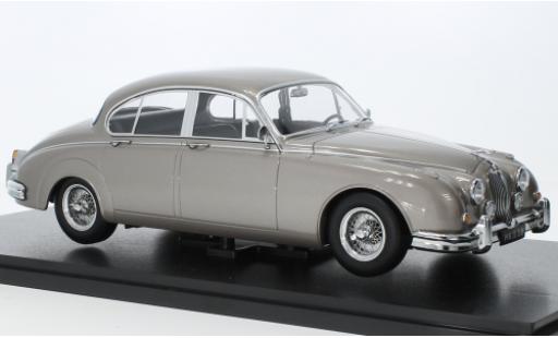 Miniature Jaguar MK 1/18 KK Scale II 3.8 metallise gris clair 1959 Jaguar MK 1/18 KK Scale II 3.8 metallise gris clair 1959 miniature