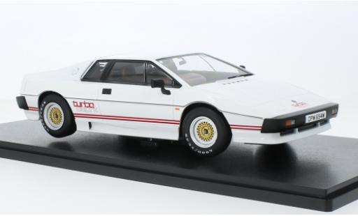 Miniature Lotus Esprit 1/18 KK Scale Turbo blanche/rouge RHD 1981 Lotus Esprit 1/18 KK Scale Turbo blanche/rouge RHD 1981 miniature