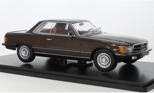 Miniature Mercedes 500 1/18 KK Scale SLC (C107) metallise marron 1981 Mercedes 500 1/18 KK Scale SLC (C107) metallise marron 1981 miniature