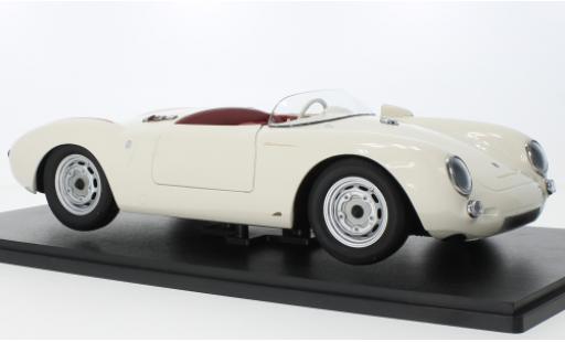 Miniature Porsche 550 1/12 KK Scale A Spyder blanche/rouge 1953 Porsche 550 1/12 KK Scale A Spyder blanche/rouge 1953 miniature