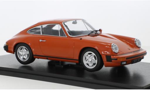 Miniature Porsche 930 1/18 KK Scale 911 SC orange 1978 Porsche 930 1/18 KK Scale 911 SC orange 1978 miniature