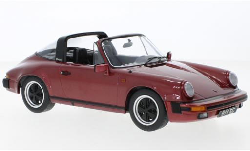 Miniature Porsche 930 1/18 KK Scale 911 SC metallise rouge 1983 Porsche 930 1/18 KK Scale 911 SC metallise rouge 1983 miniature
