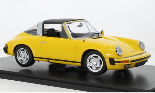 Miniature Porsche 930 Targa 1/18 KK Scale 911 SC jaune 1978 Porsche 930 Targa 1/18 KK Scale 911 SC jaune 1978 miniature