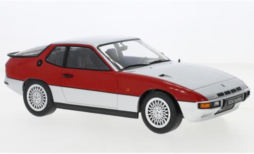 Miniature Porsche 924 1/18 KK Scale Turbo grise/rouge 1986 Porsche 924 1/18 KK Scale Turbo grise/rouge 1986 miniature