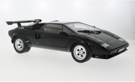 Miniature Lamborghini Countach 1/12 KK Scale LP 5000S QV noire 1985 1:12 Lamborghini Countach 1/12 KK Scale LP 5000S QV noire 1985 1:12 miniature